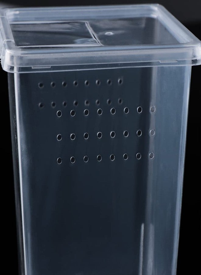DQITJ 4 Pcs Insect Spider Terrariums Breeding Box Hatching Container Small Reptile Arboreal Spider Mantis Scorpion Centipede Acrylic Breeding Box - Image 5